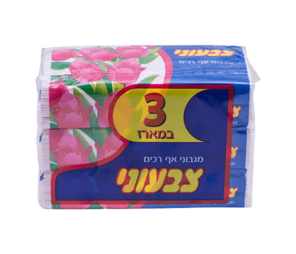 טישו צבעוני שלשה